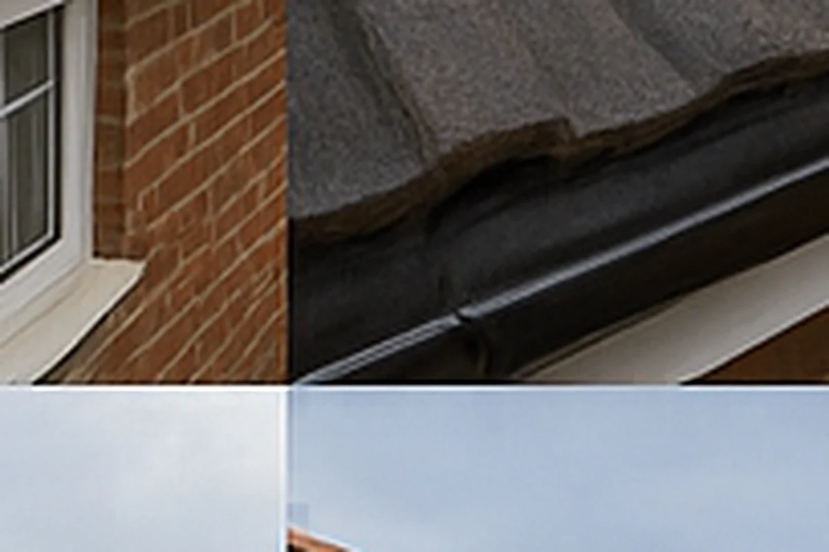 Storm-damaged roof in London — tiles displaced by wind requiring emergency roof repair
