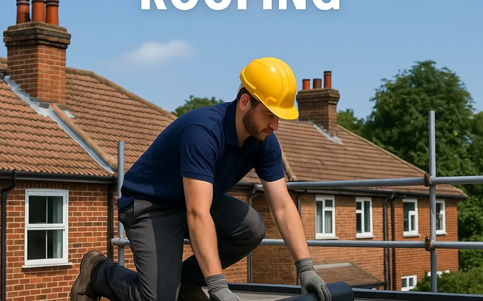 Flat roof replacement with EPDM or GRP